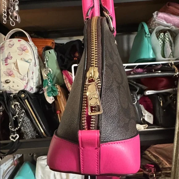 Coach Mini Sierra Satchel in signature canvas - Picture 3 of 16